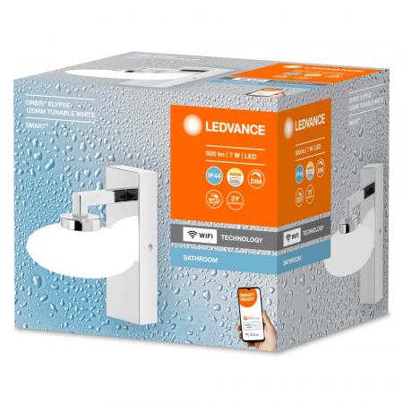 Aktion: Nur noch angezeigter Bestand verfügbar - LEDVANCE SMART+ WIFI Orbis Elypse Wandleuchte IP44 Tunabele White